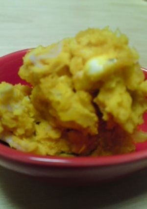 簡単♪レンジでかぼちゃサラダ-レシピのメイン写真