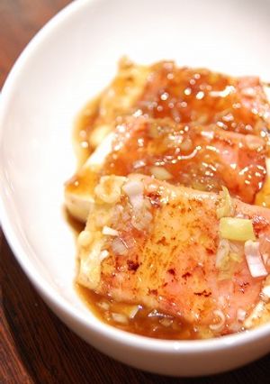 豆腐のベーコン巻き～青じそネギソース☆-レシピのメイン写真