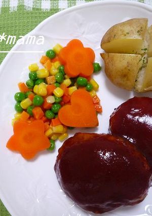 煮込みハンバーグ-レシピのメイン写真