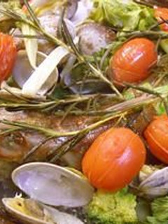 ほうぼう(白身魚)タジン鍋アクアパッツア-レシピのメイン写真