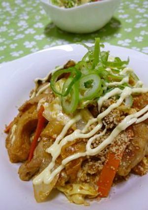 豚肉と麩のキムチ炒め　カレー風味-レシピのメイン写真