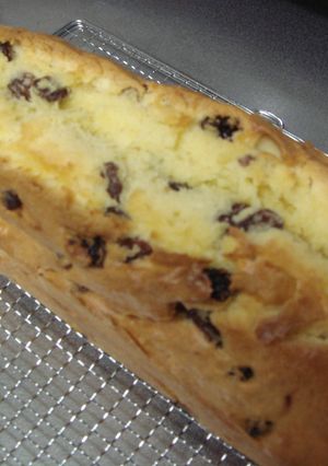 ヘルシーなレーズン入りパウンドケーキ-レシピのメイン写真