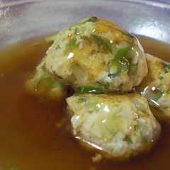 รูปของ ほっこり葱たっぷり＊豆腐ボールのあんかけ