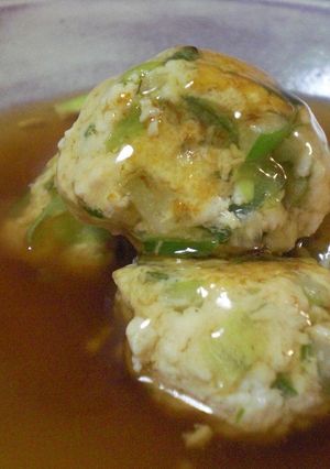 ほっこり葱たっぷり*豆腐ボールのあんかけ-レシピのメイン写真