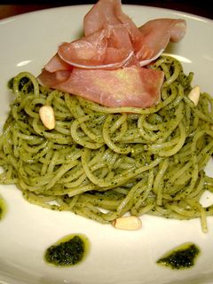 生ハムとバジルのスパゲティ ジェノベーゼ-レシピのメイン写真