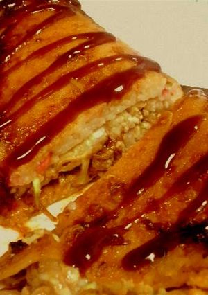 簡単~(✪▽✪)✧お好み焼き風-レシピのメイン写真