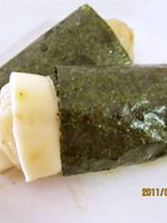 ☆~砂糖醤油のチーズ海苔巻き餅~☆-レシピのメイン写真