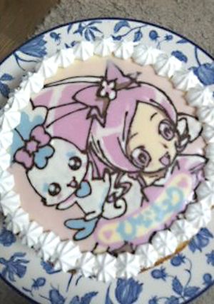 プリキュア★ひなまつりキャラデコケーキ-レシピのメイン写真