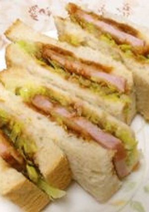 ハムカツサンド-レシピのメイン写真