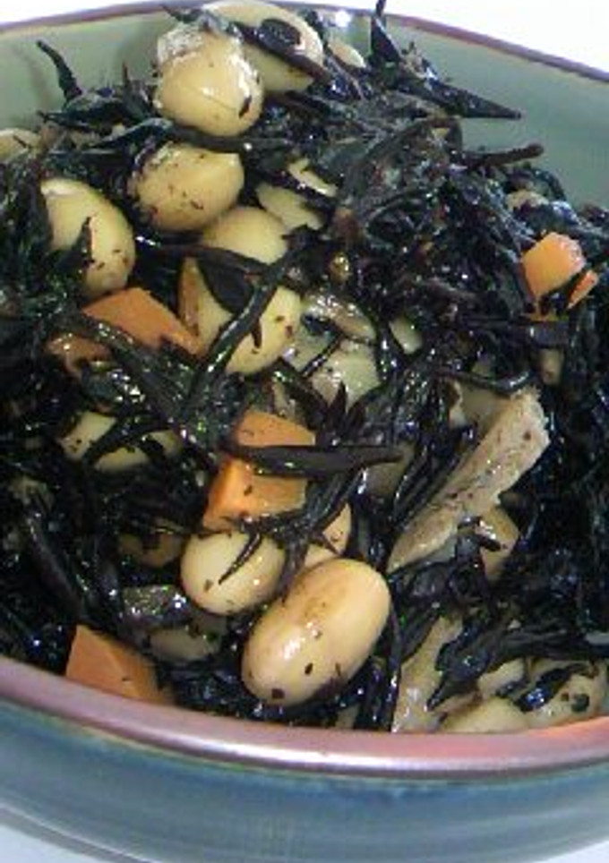 お豆とひじきの煮物　常備菜-レシピのメイン写真