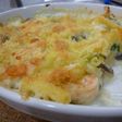 フライパン1つで簡単!海老グラタン♪