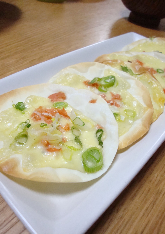 ５分で完成✿焼きさけピザ-レシピのメイン写真