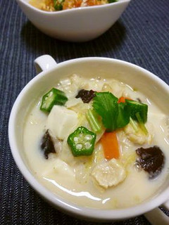 味付け簡単!和風豆乳スープ-レシピのメイン写真