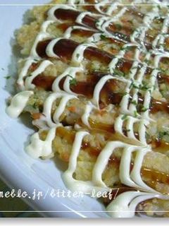 *鮭のあらほぐしdeライスお焼き*-レシピのメイン写真