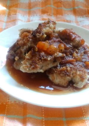 10分で豚ロースのイタリアンソースがけ-レシピのメイン写真