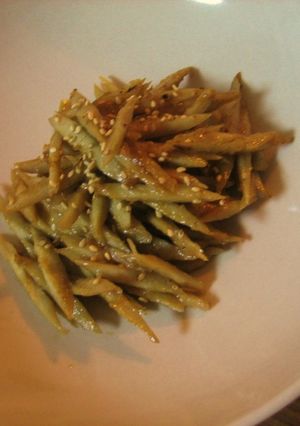 簡単ごぼうの味噌炒め-レシピのメイン写真
