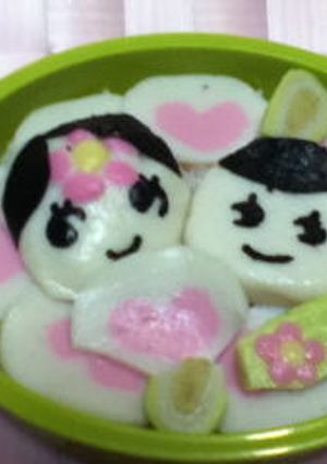 ひな祭り！おひなさまの可愛い弁当-レシピのメイン写真