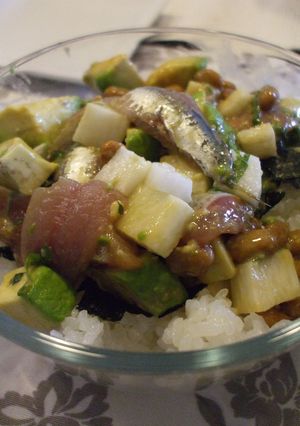 パワーUP　いわしでボリューム丼-レシピのメイン写真