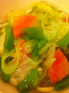 冬野菜であったか★あんかけうどん-レシピのメイン写真