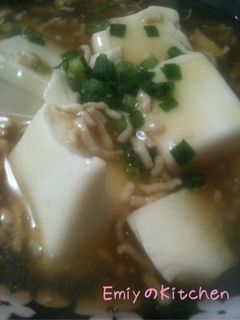 豆腐の鶏ひきあんかけ-レシピのメイン写真