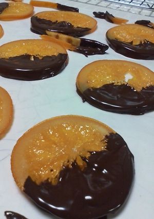 バレンタインにオレンジピールチョコ-レシピのメイン写真