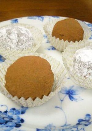 ♡オレンジピール入りチョコトリュフ♡-レシピのメイン写真