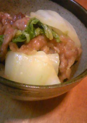 白菜と豚肉のもちもち♡煮物-レシピのメイン写真