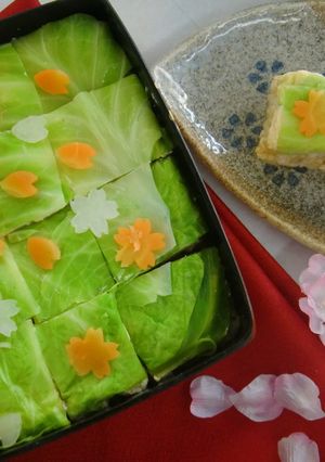 ベジタリアン押し寿司☆豆腐チーズ入り-レシピのメイン写真