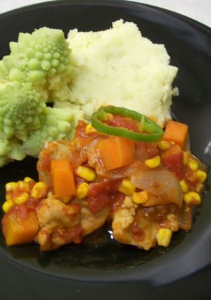 野菜の甘みたっぷりホットチキンチリ-レシピのメイン写真