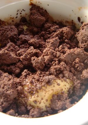 チョコバナナのクランブル-レシピのメイン写真