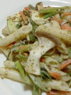 野菜とペンネのジェノベーゼ炒め☆-レシピのメイン写真