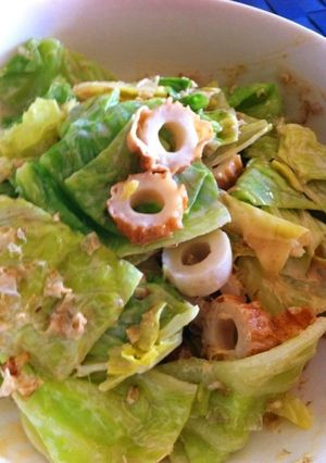 キャベツをもりもり食べるみそマヨサラダ-レシピのメイン写真