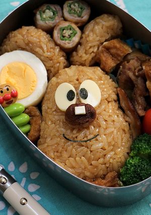 アンパンマン☆名犬チーズのキャラ弁-レシピのメイン写真