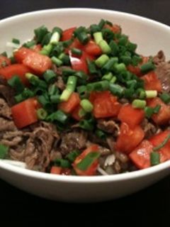 簡単!さっぱり牛肉丼!-レシピのメイン写真