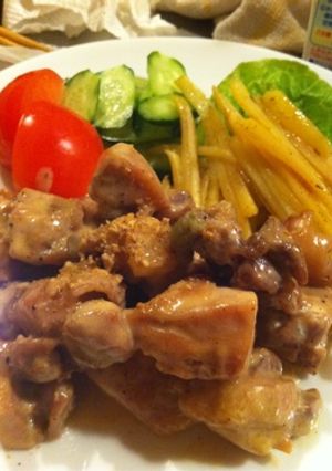 鶏ムネ肉の柚子ごしょうクリーム-レシピのメイン写真