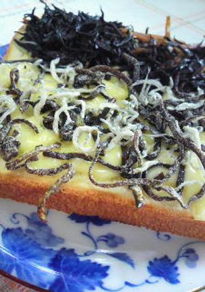 塩昆じゃこちーマヨトースト-レシピのメイン写真