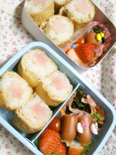 子供のおいなりさん弁当-レシピのメイン写真