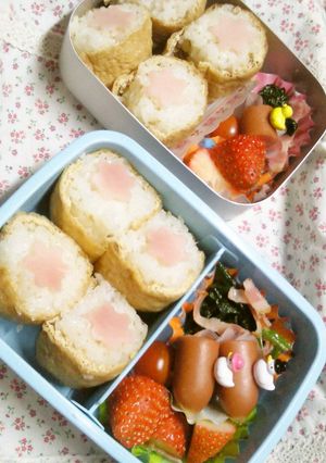 子供のおいなりさん弁当-レシピのメイン写真