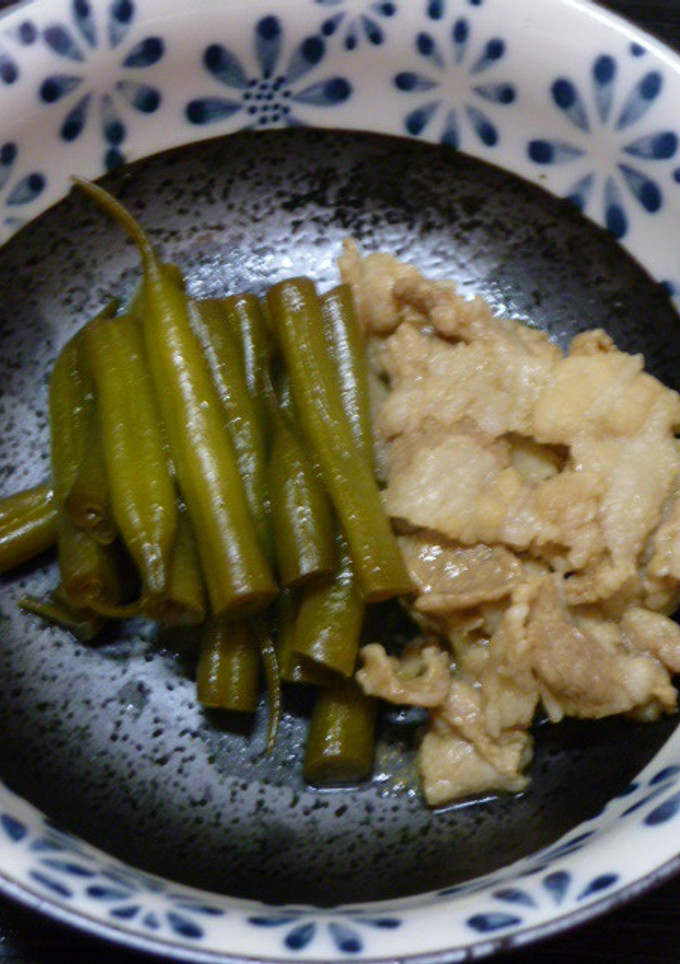さやいんげんと豚バラ肉のクタクタ煮-レシピのメイン写真