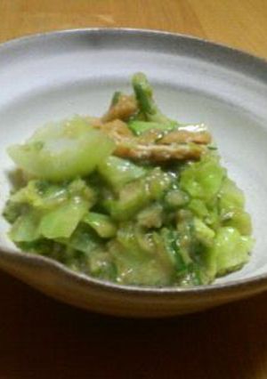 ネギ味噌キャベツ-レシピのメイン写真