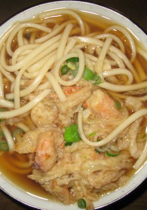 あかしゃ海老のかき揚げうどん-レシピのメイン写真