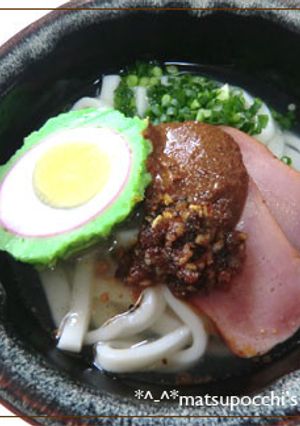 ごまだしラー油うどん-レシピのメイン写真
