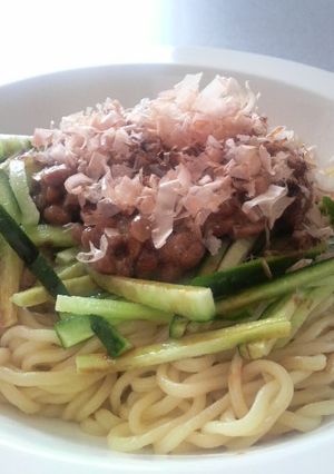 焼きそば麺de納豆パスタ-レシピのメイン写真