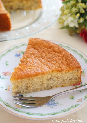 ノンオイル♬ふわふわバナナケーキ-レシピのメイン写真