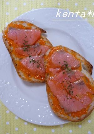 サーモン＊バゲット（おもてなし用）-レシピのメイン写真