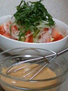 とろろ芋のポン酢わさびドレッシング-レシピのメイン写真