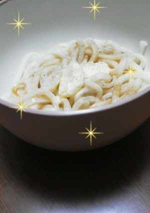 バタ−しょうゆＤＥぶっかけうどん☆-レシピのメイン写真