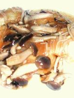 *揚げだし豆腐風のきのこあんかけ*-レシピのメイン写真