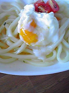 汁なし☆とろたまうどん♪-レシピのメイン写真
