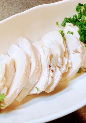 安い鶏むね肉で柔らか～い塩鶏♪NO砂糖！-レシピのメイン写真